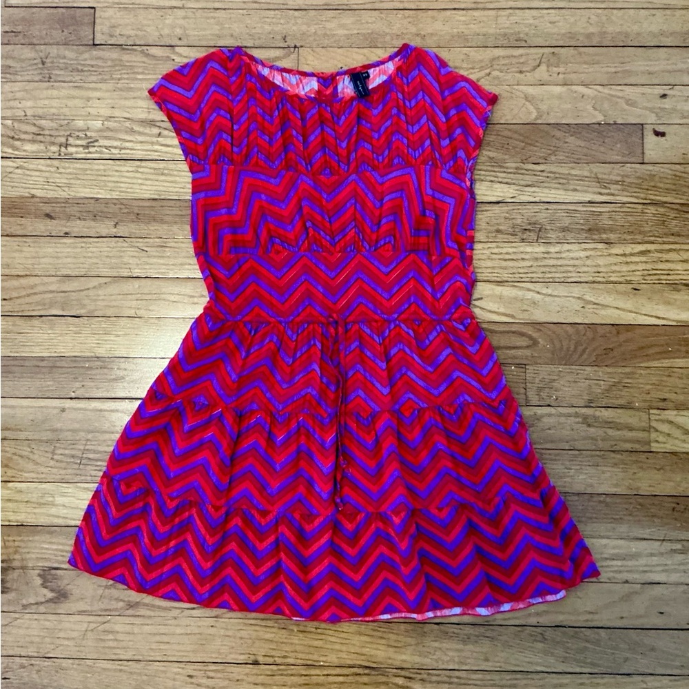 Valija - Red and purple sleeveless dress